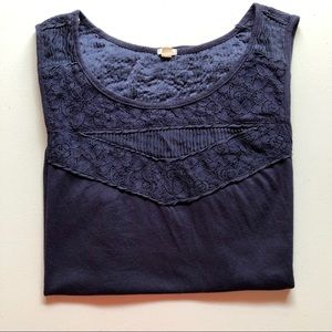 J. Crew Silk Trim Tank